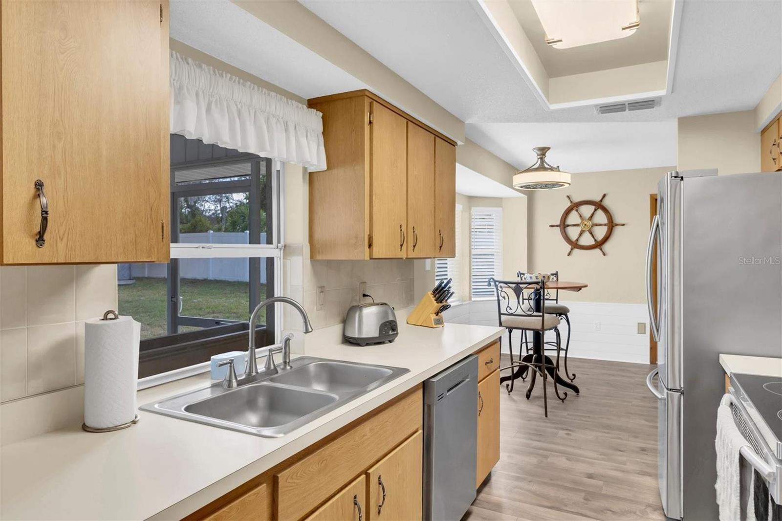 Pass thru in kitchen