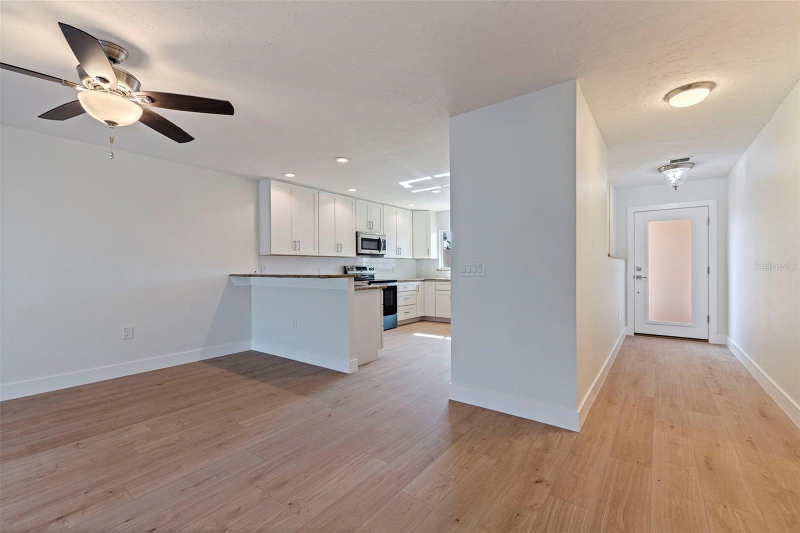 Dining area looking toward kitchen