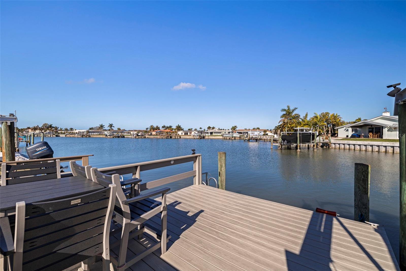 Main Dock with sitting area