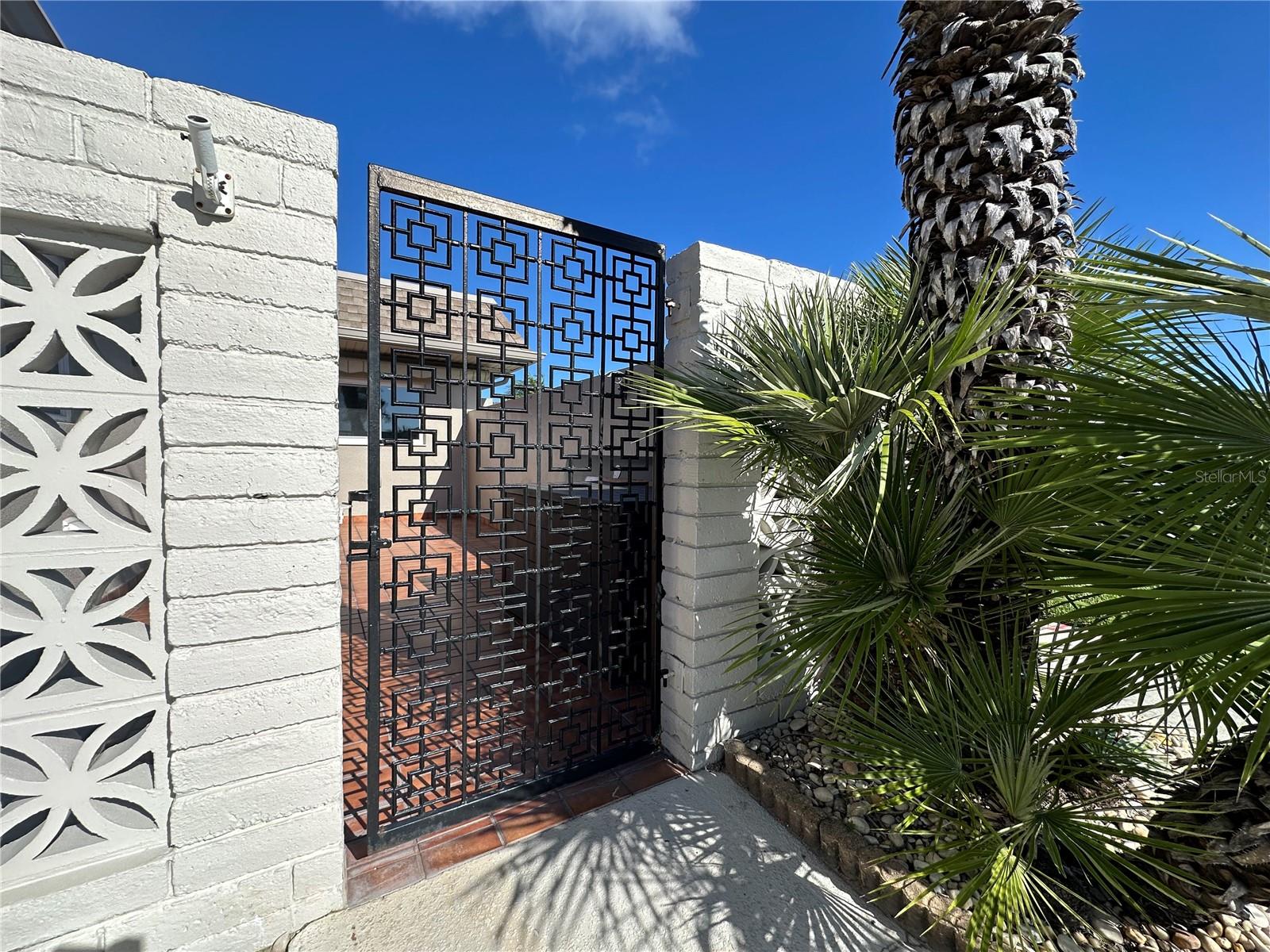 Front Patio entrance