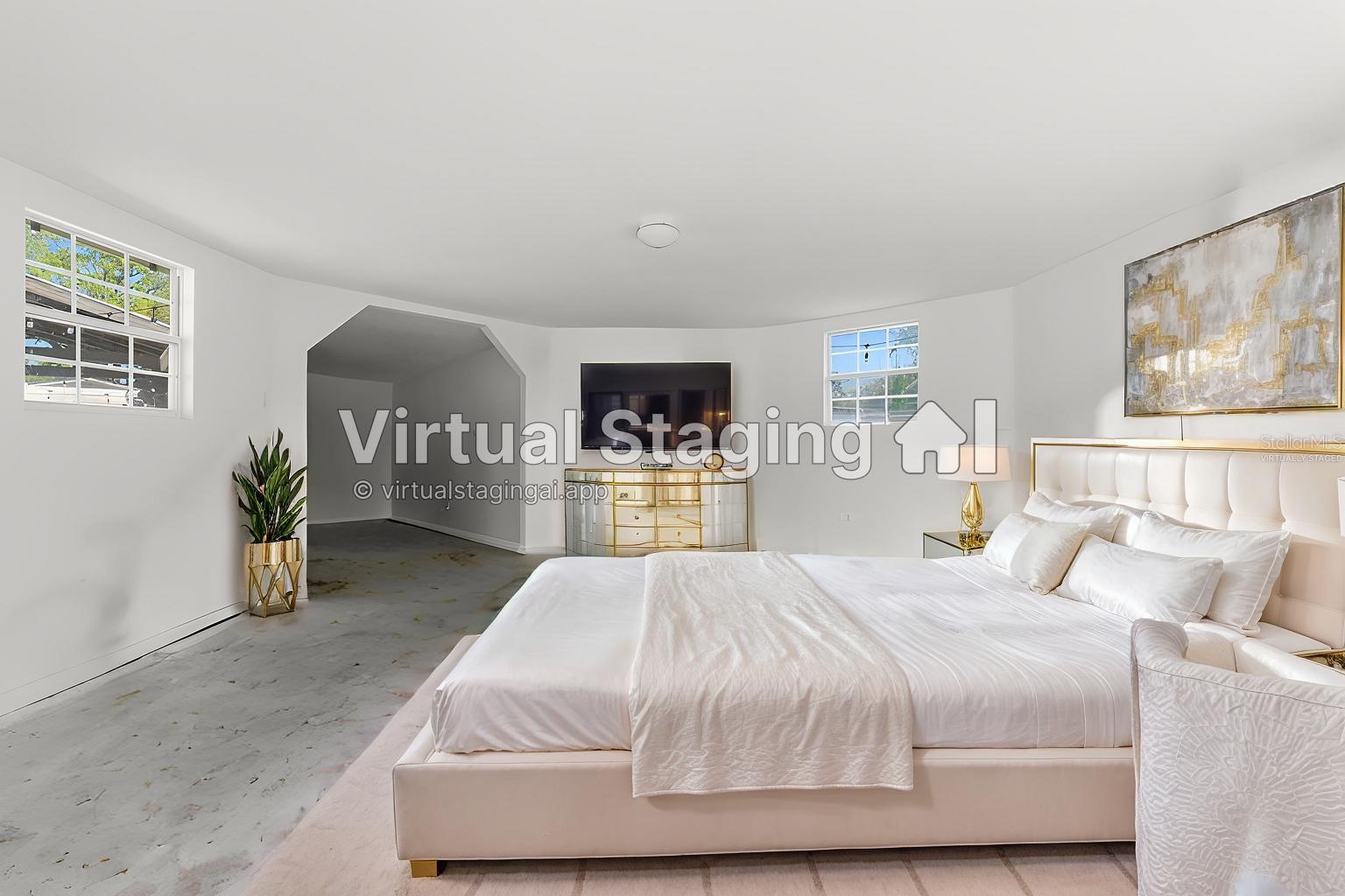 Virtually Staged Bonus Room