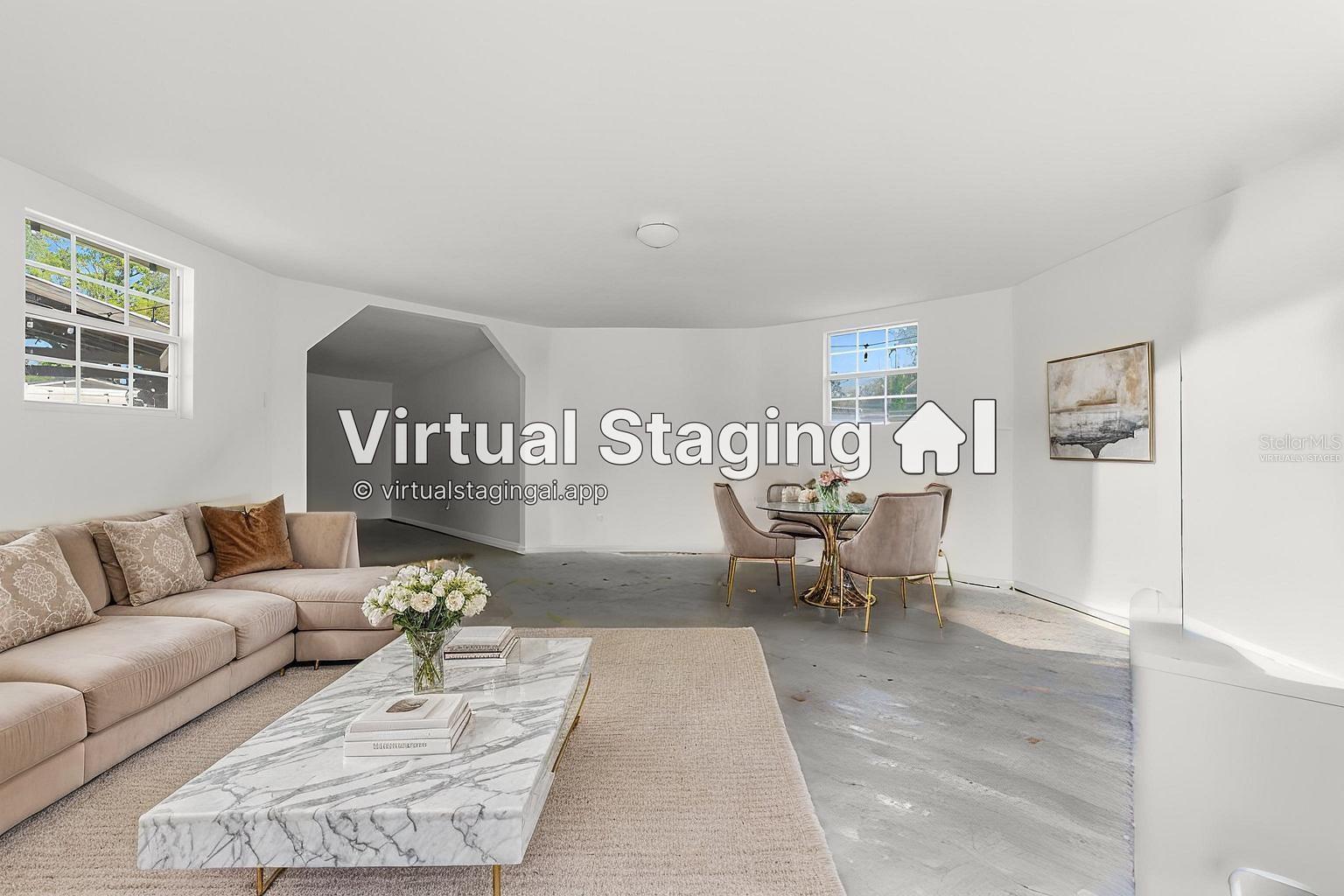 Virtually Staged Bonus Room