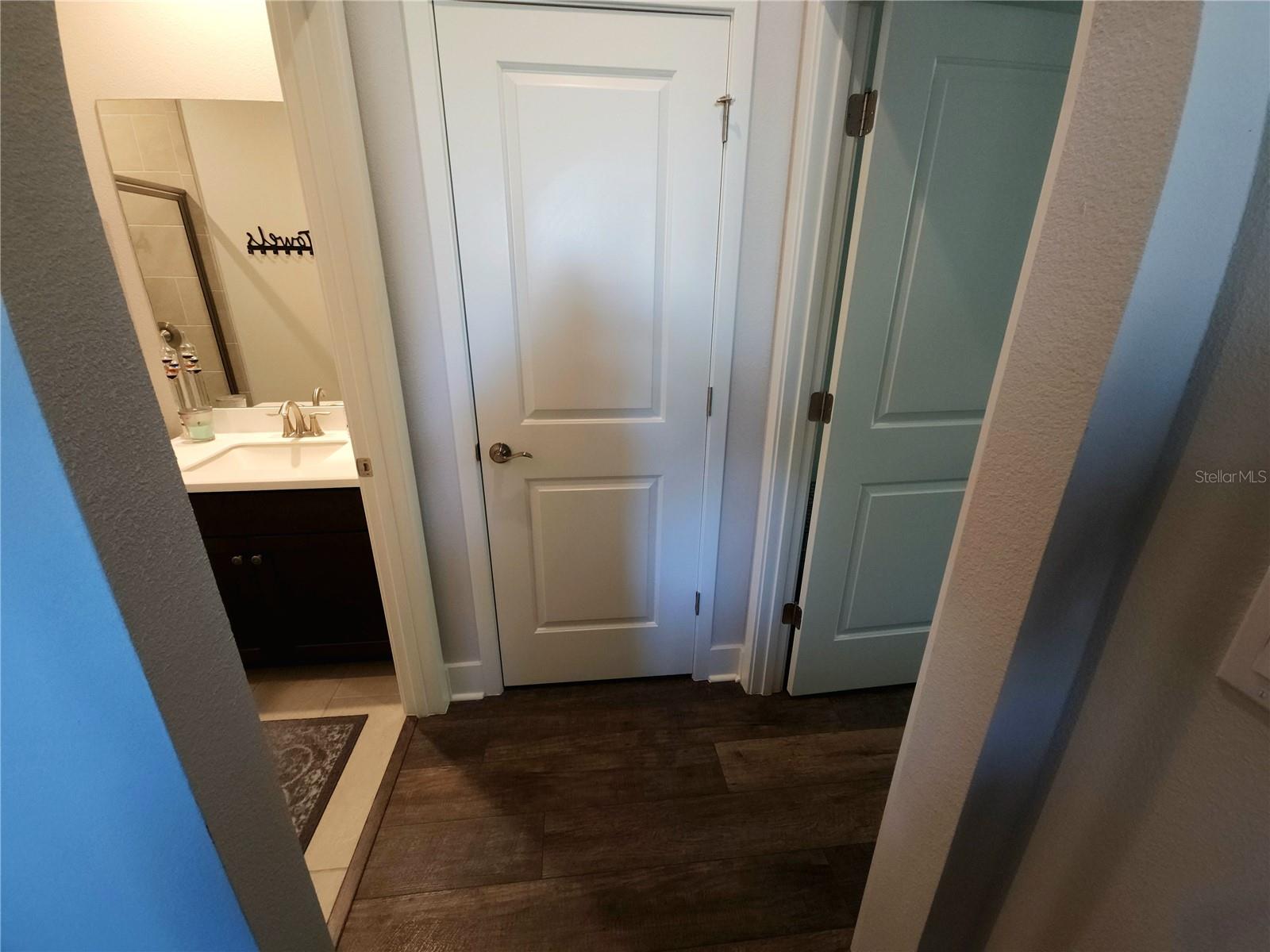 Downstairs Linen Closet Hallway