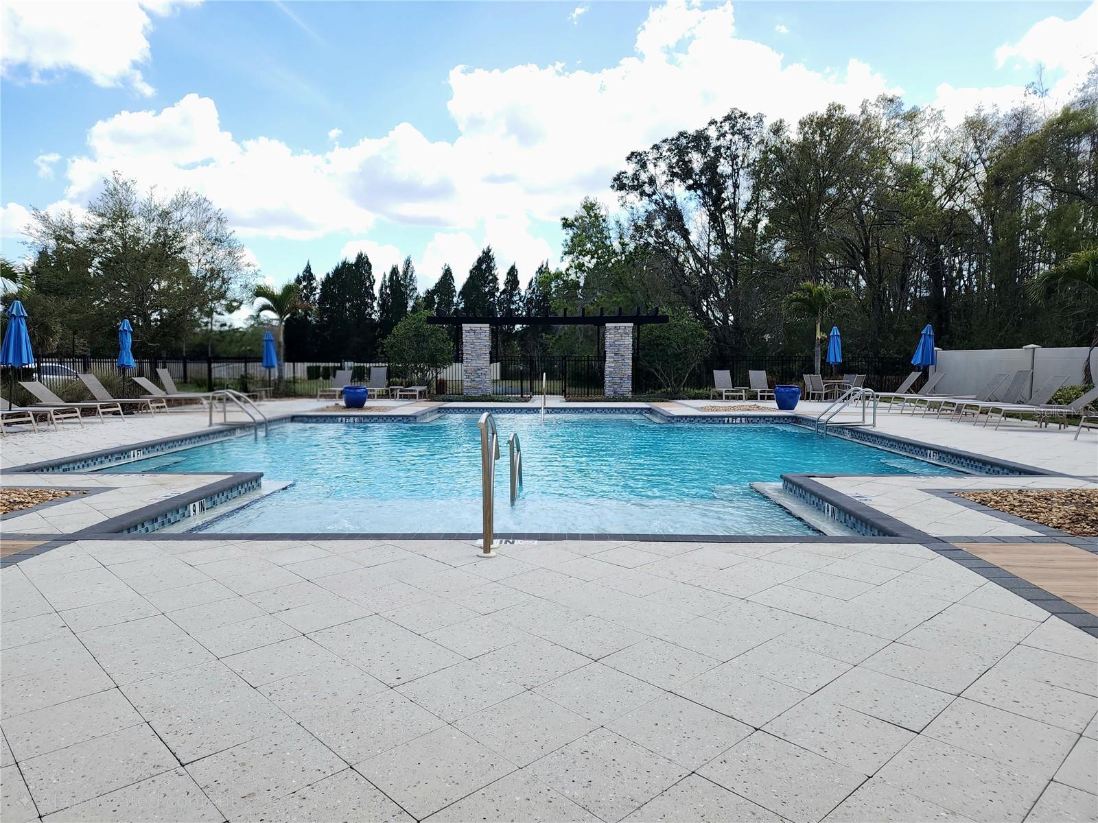 Community Pool with bubblers and sundecks