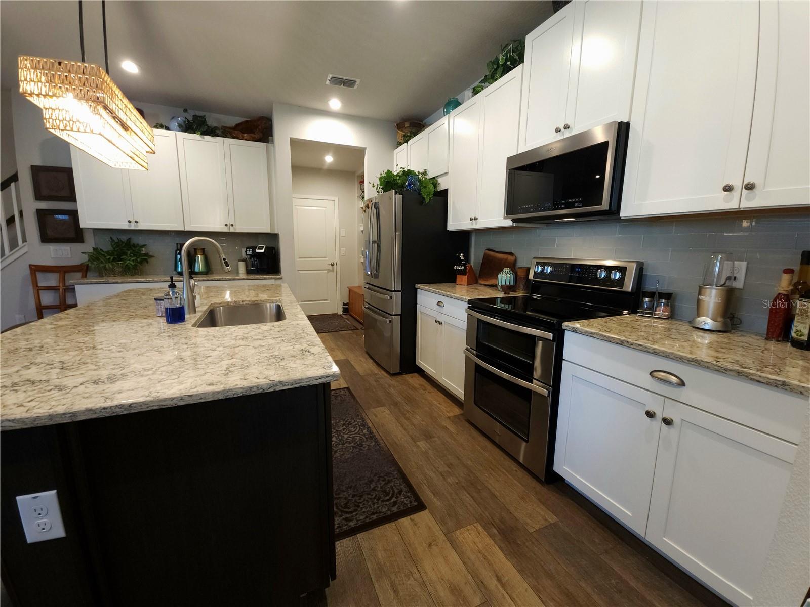 Kitchen--looking toward garage entry