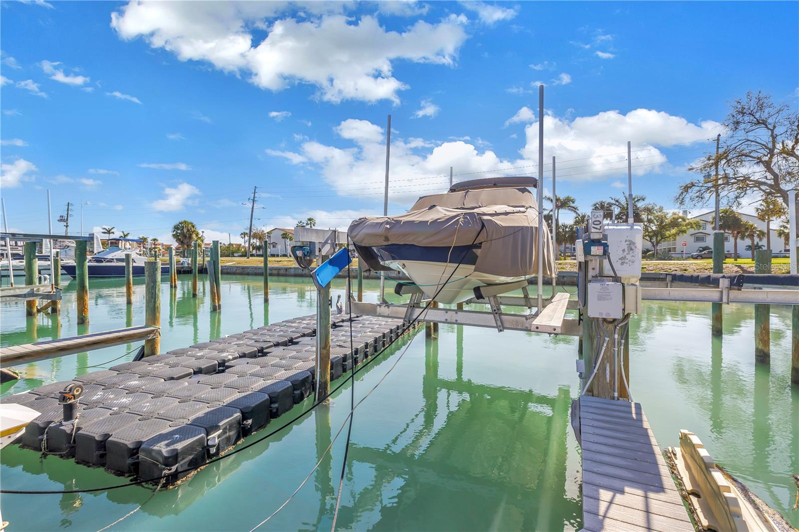 Boat shown in photos not included in sale