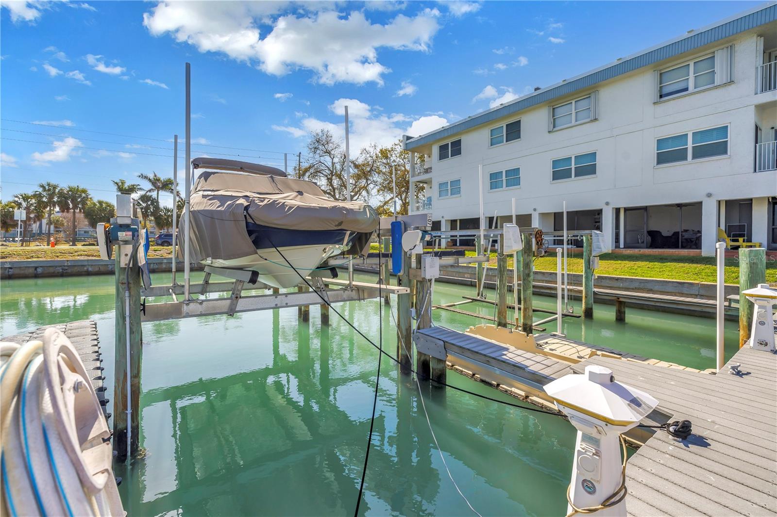 Boat shown in photos not included in sale