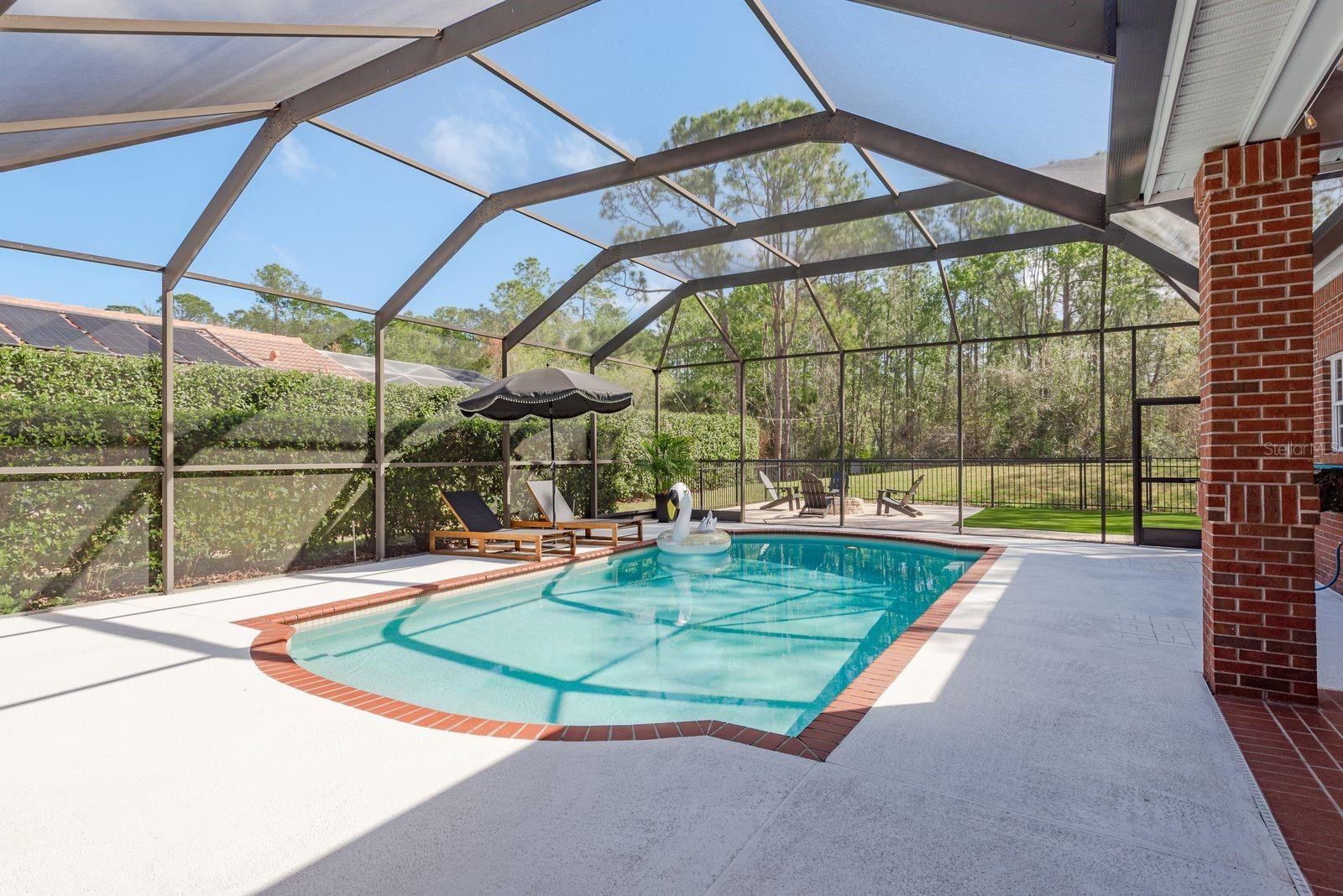 Private Backyard Pool Oasis