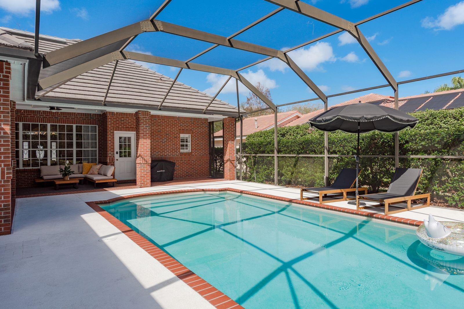 Private Backyard Pool Oasis