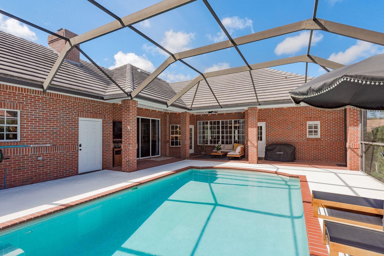 Private Backyard Pool Oasis