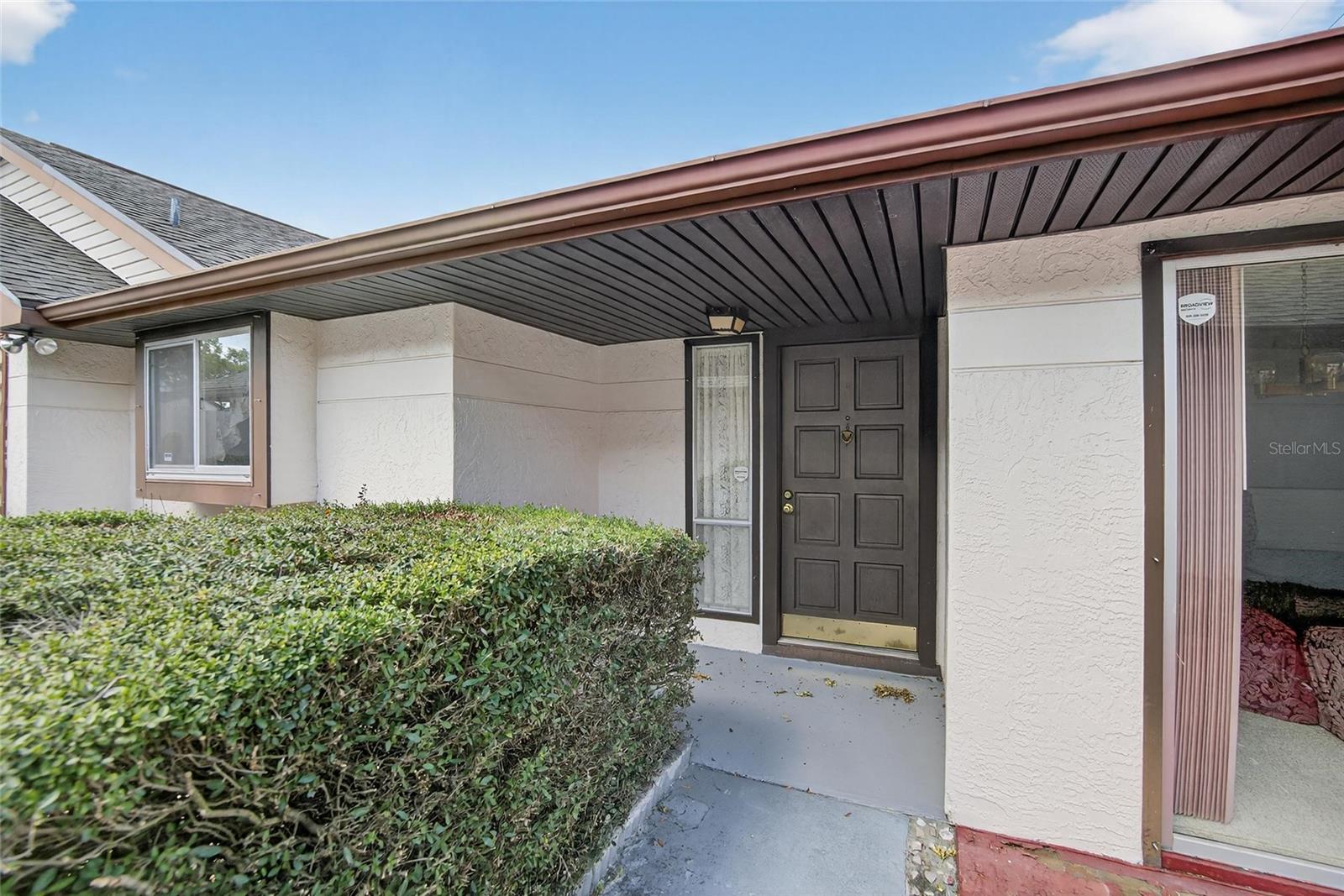 Front door entry from courtyard