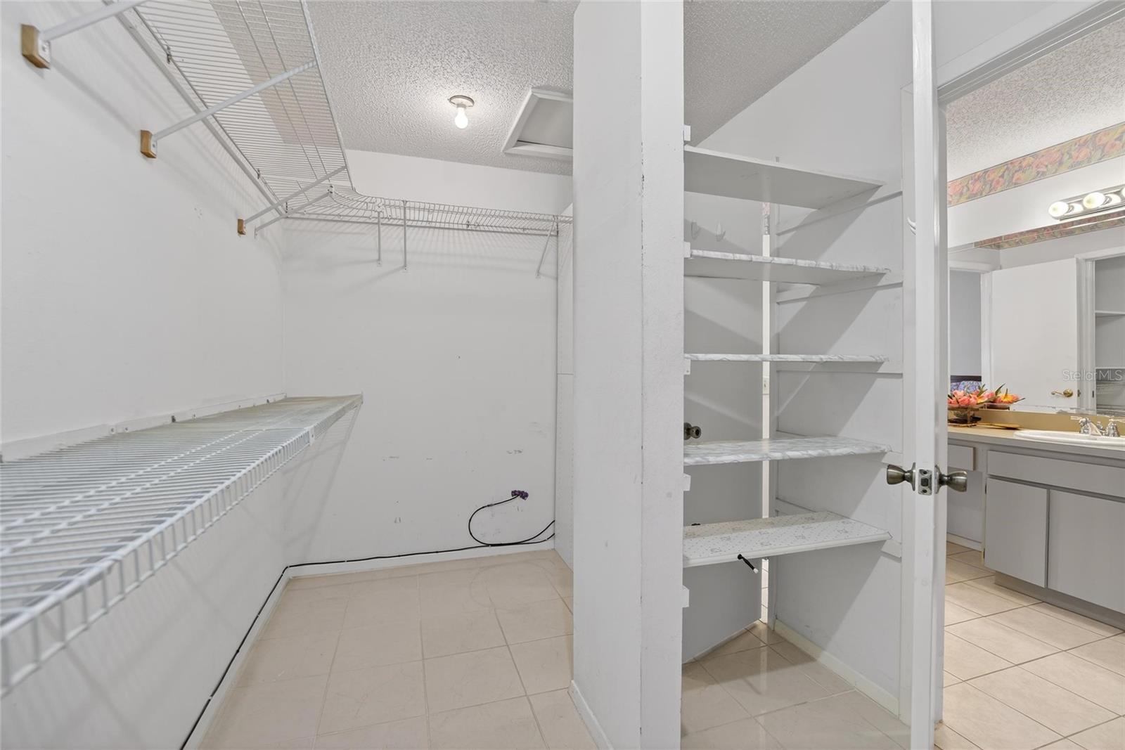 Primary Walk-in Closet