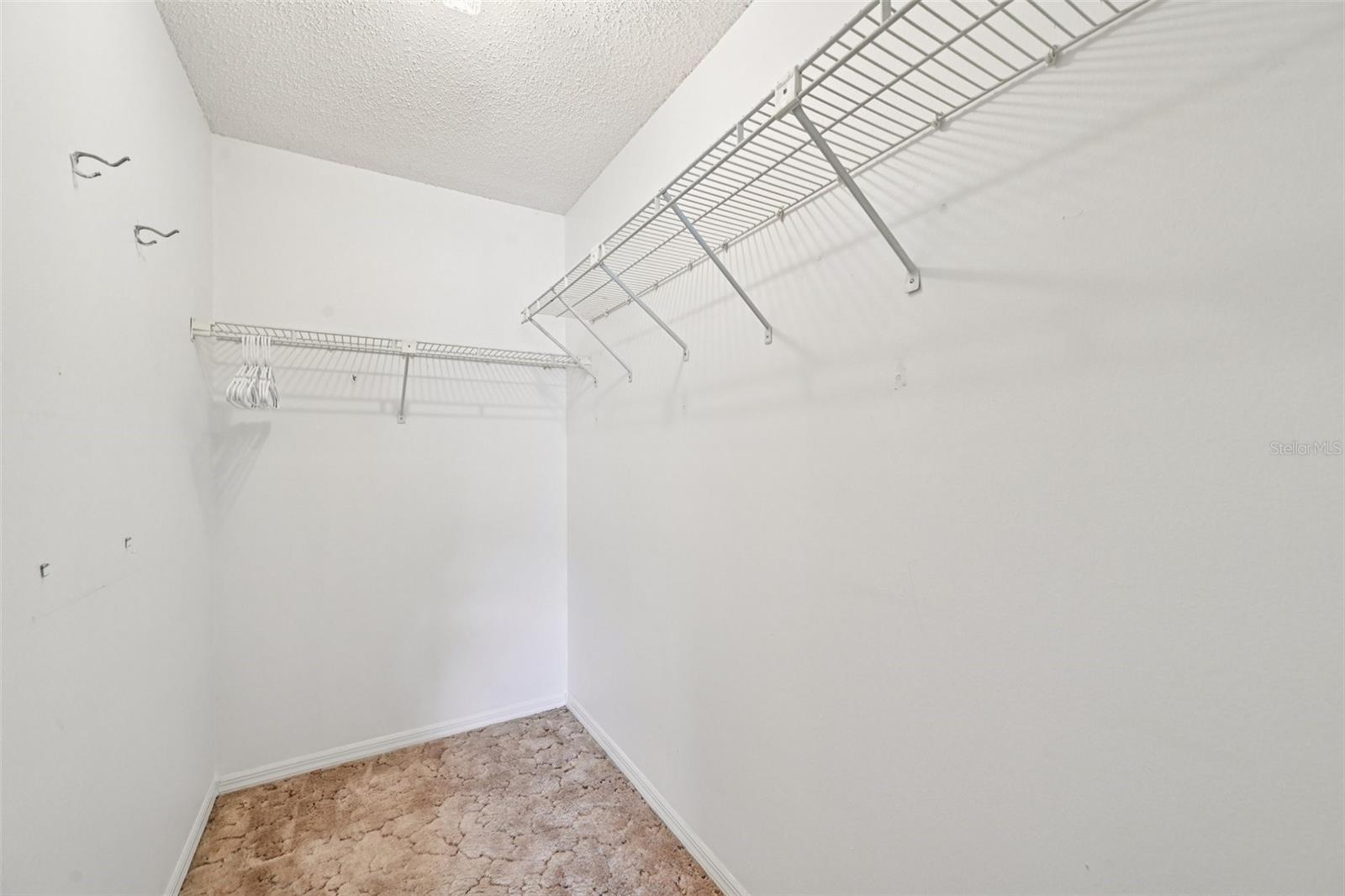 Primary walk in closet