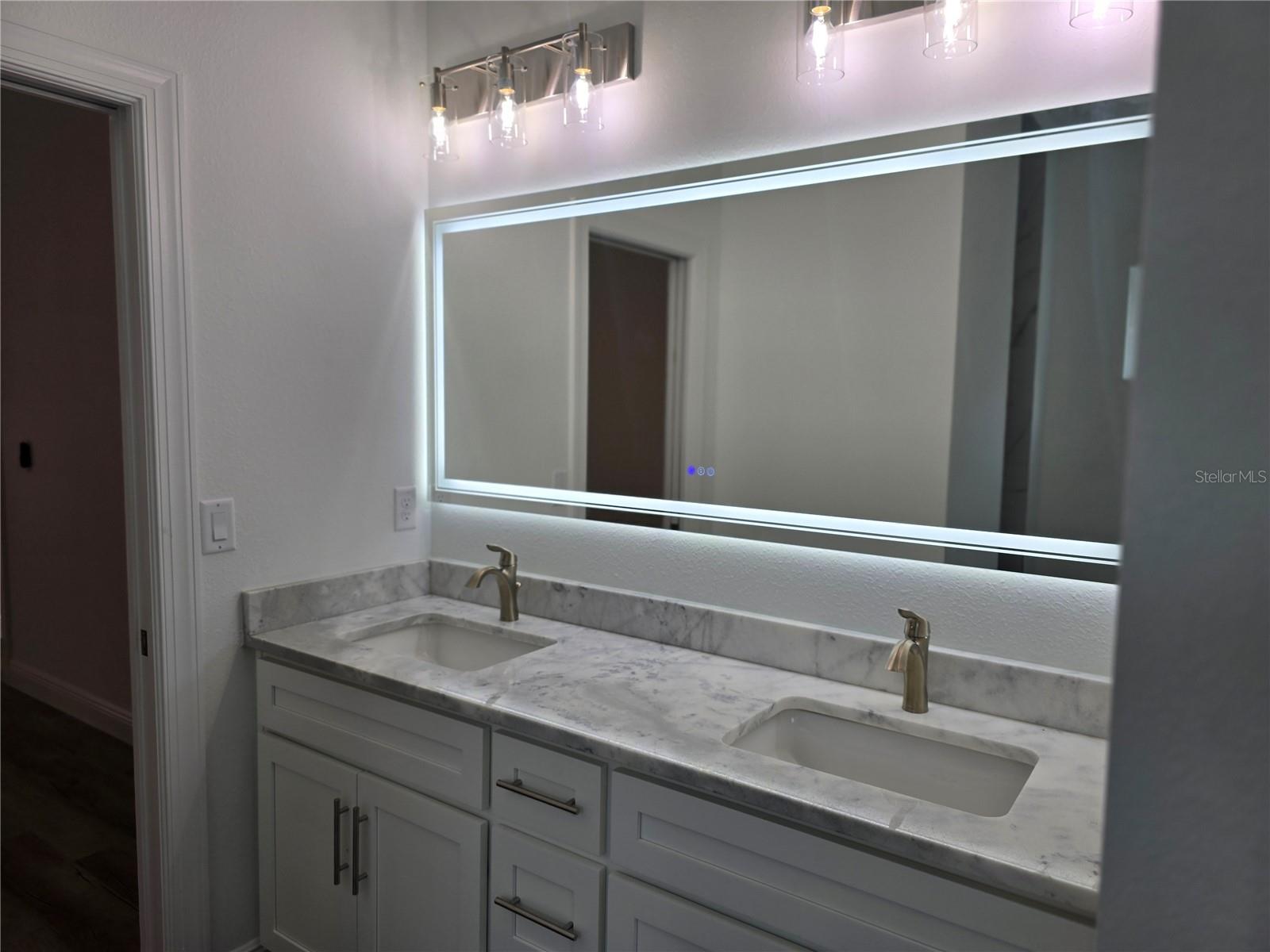 PRIMARY BATHROOM WITH DUAL VANITIES