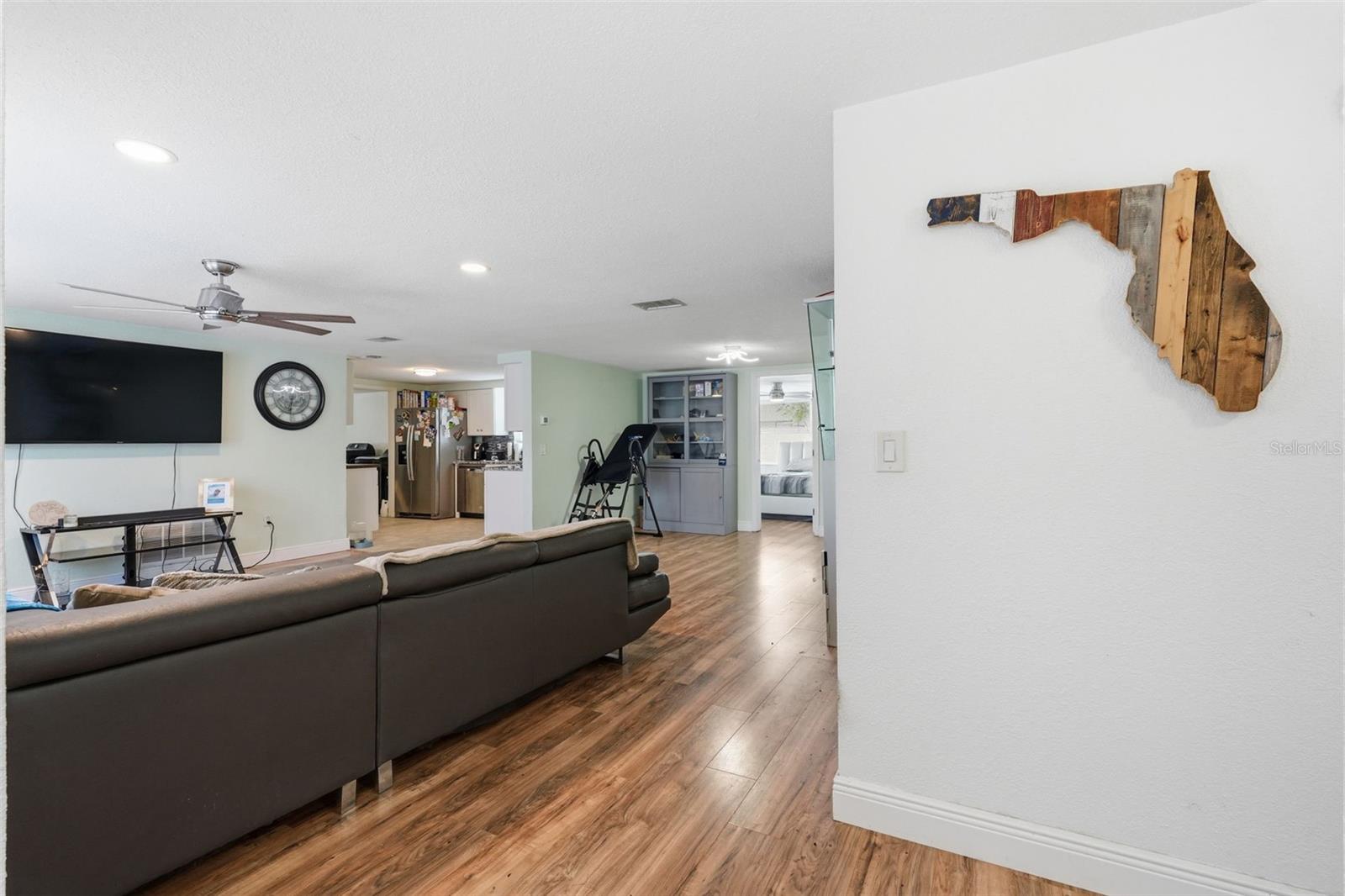 Entryway Looking in to Open Floorplan