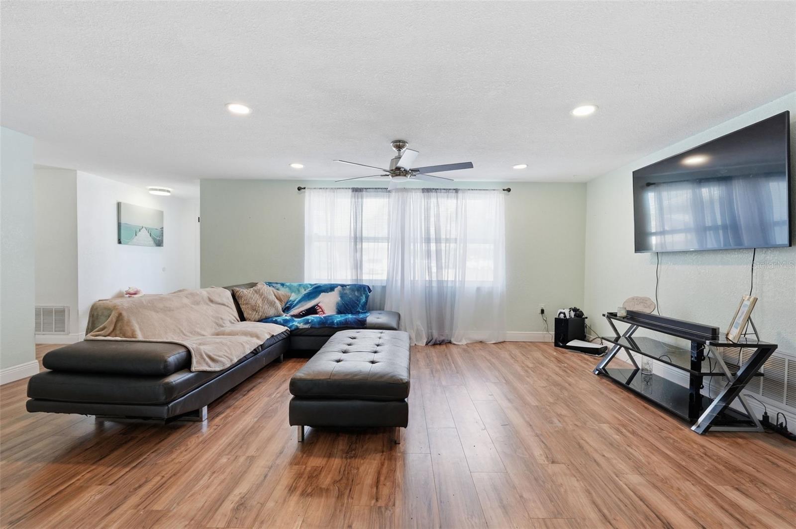 Living Room View from the Dining Room