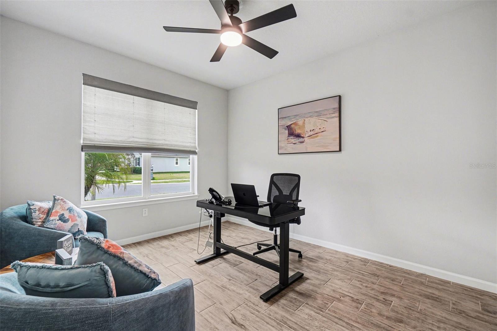 Office in front of home