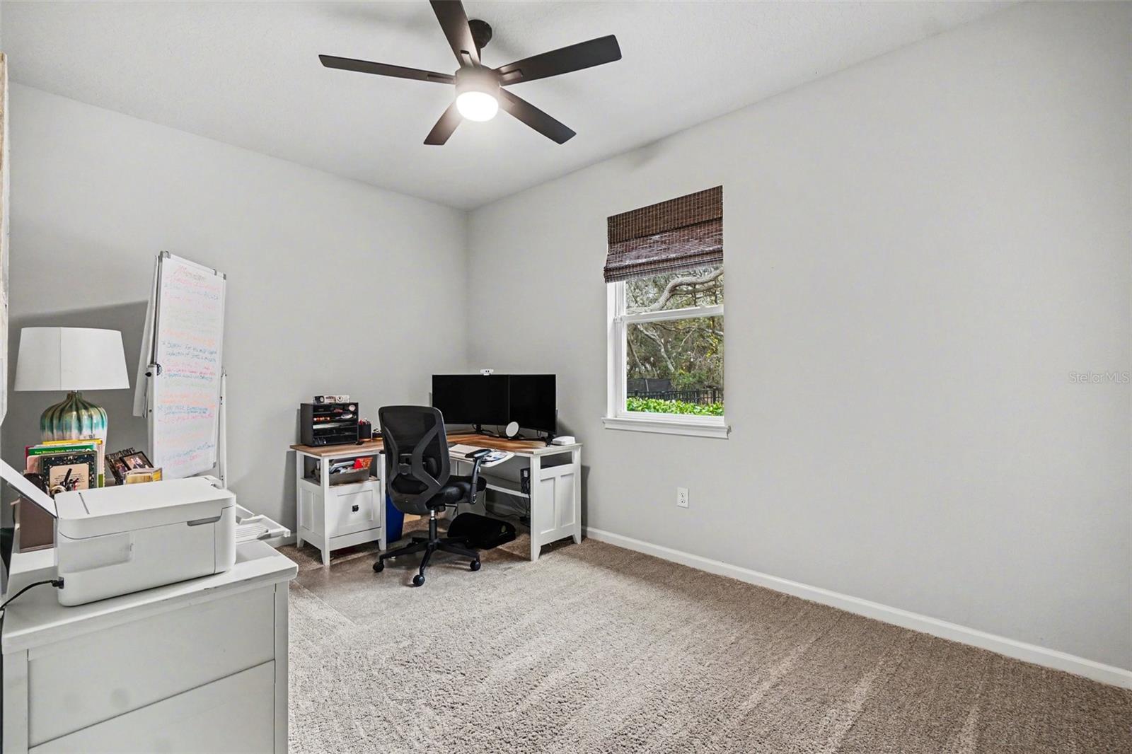 BR #4 overlooks the backyard.