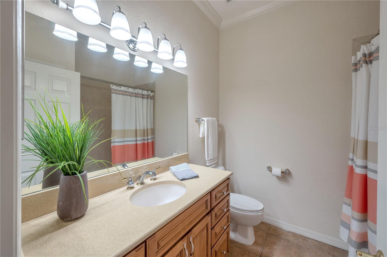 Upstairs Hall Bath - Tub w/Shower
