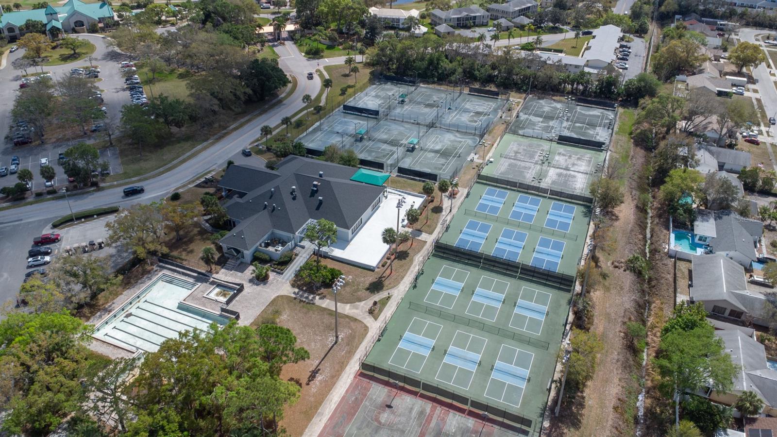 Bayou Club Clubhouse (upper LH corner)