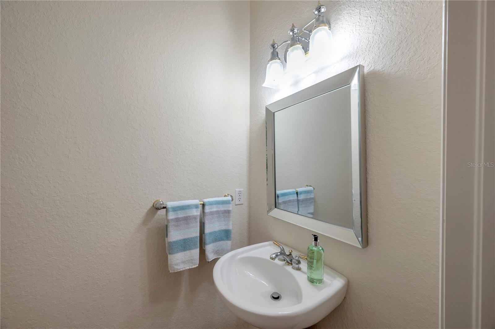 Powder Room Just Off Foyer