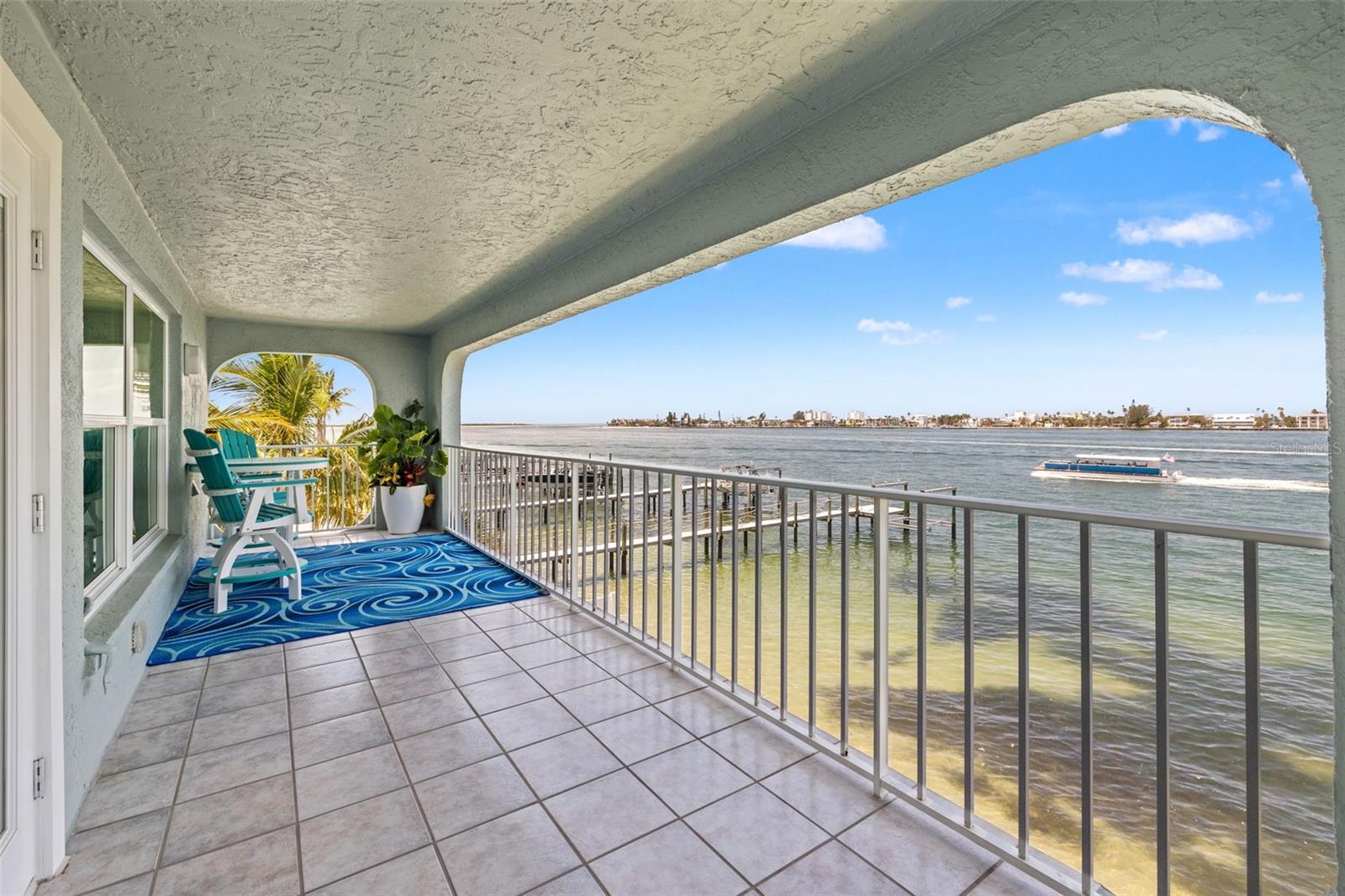 Expansive 50 foot balcony