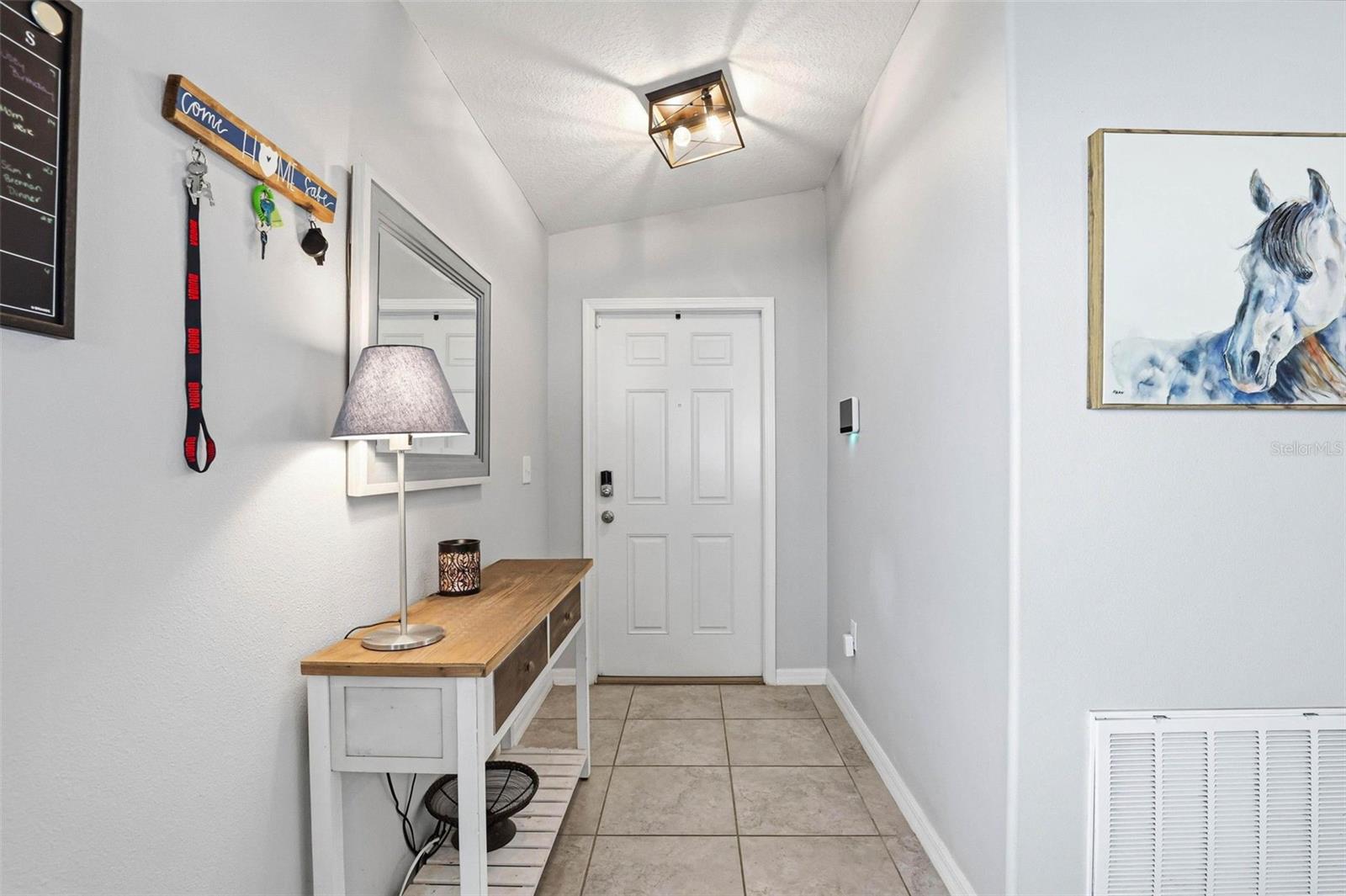 Interior Foyer-Updated Lighting Fixture