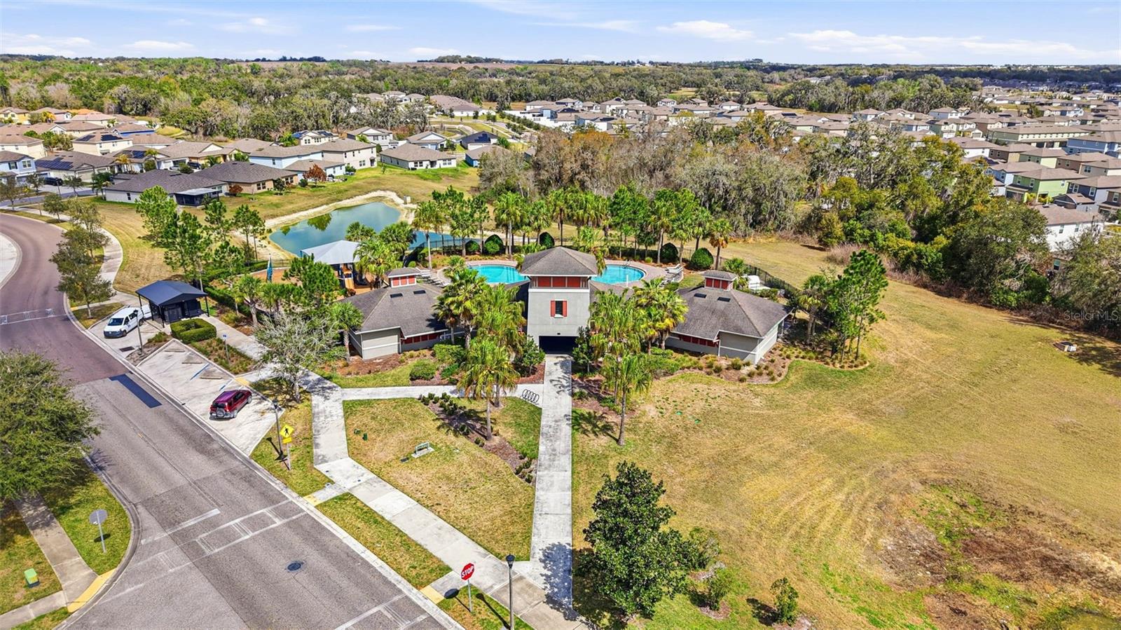 Drone Of Community Entrance