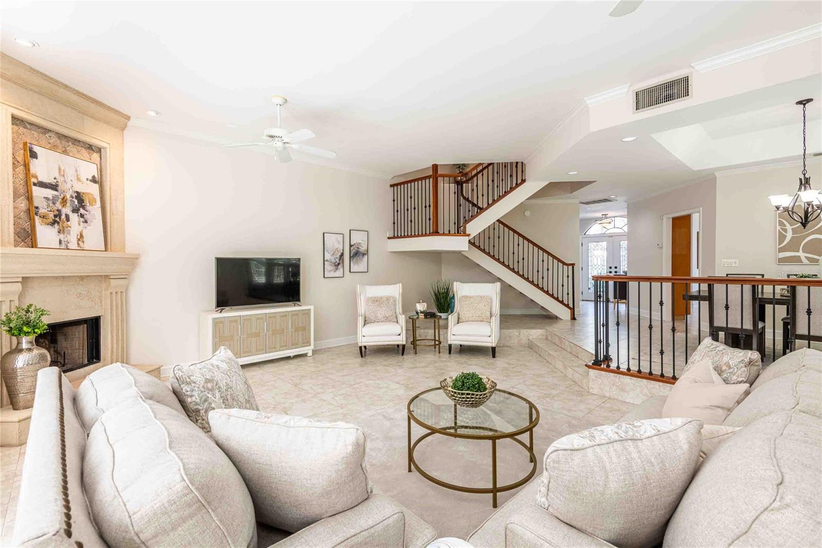 Fireplace in Living Room