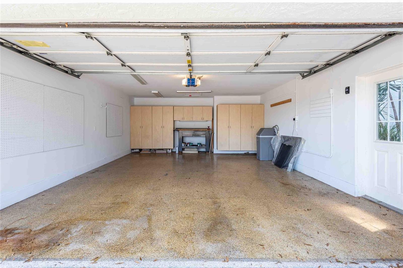 2 Car Garage with Shelving