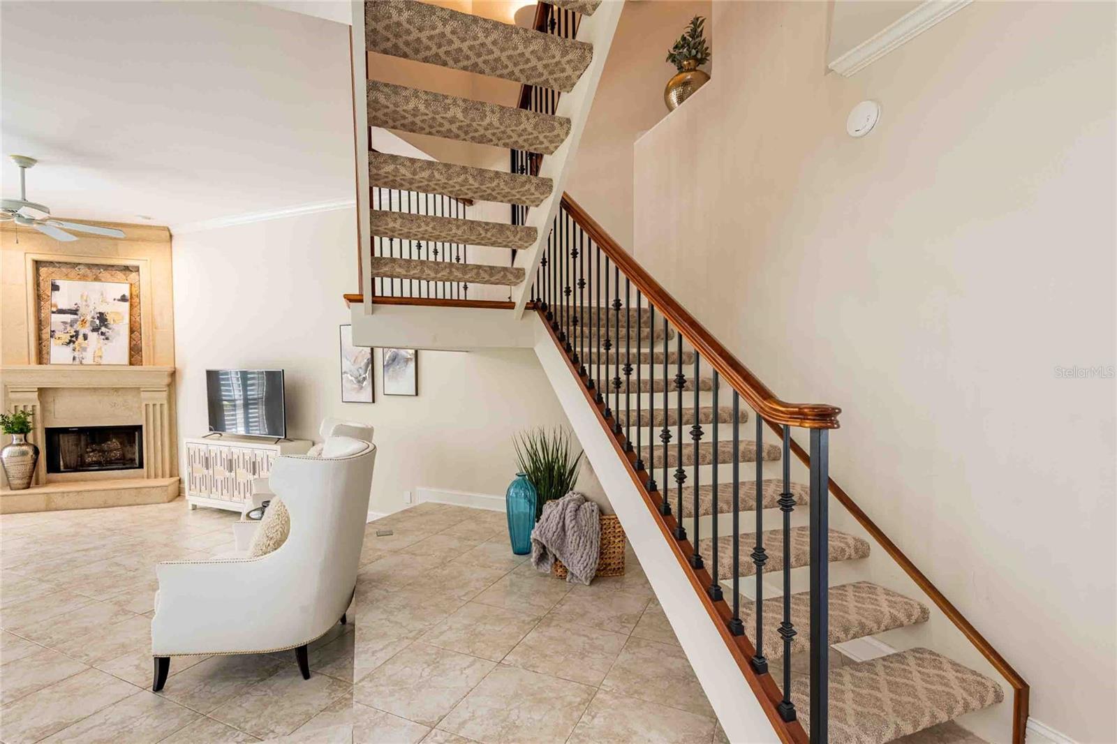 Wrought Iron Staircase