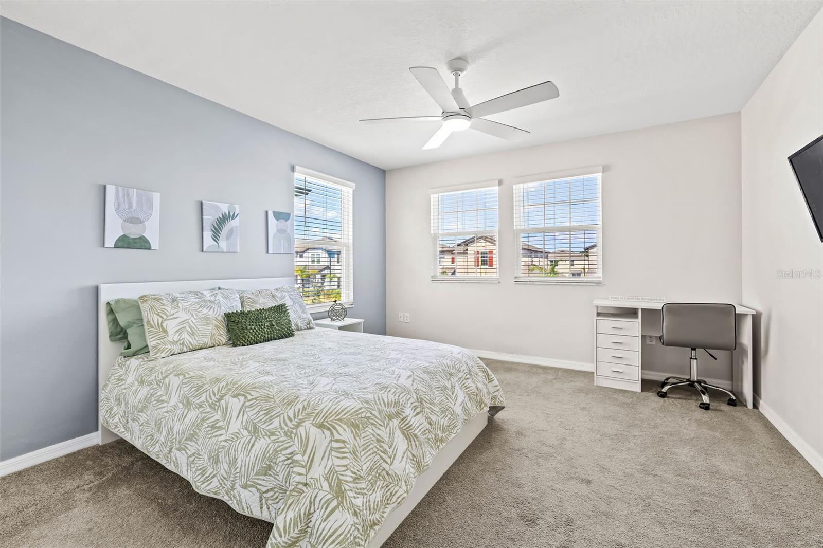 Secondary Bedroom with Walk In Closet