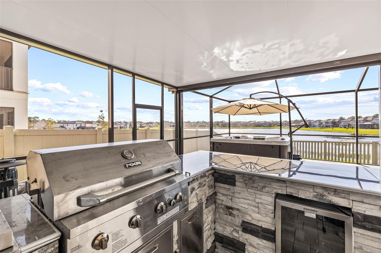 Upgraded Outdoor Kitchen