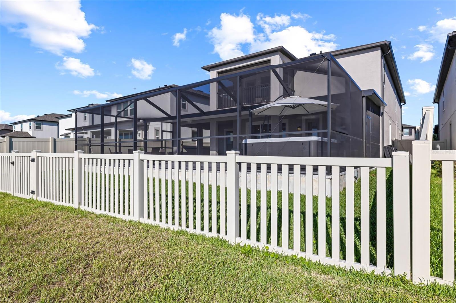 Upgraded Vinyl Fence