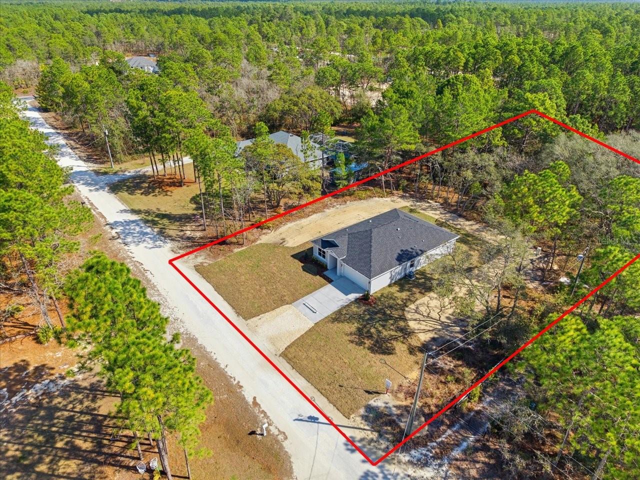 Aerial **Property Outline is Approximate**