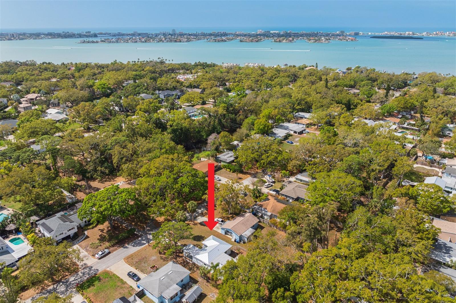 Near the water, but high and dry in a NO-FLOOD zone