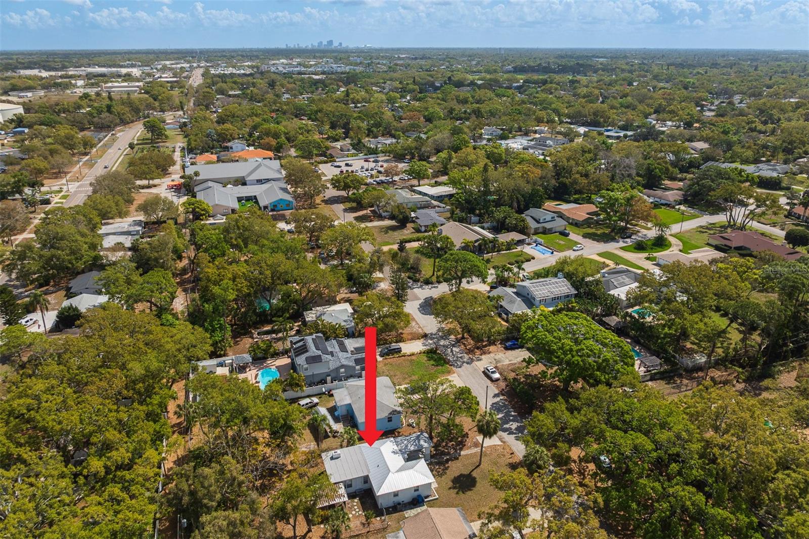 St Pete Downtown in the distance