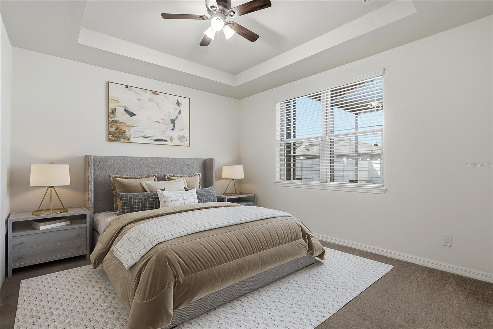 Master Bedroom / KING BED (staged)