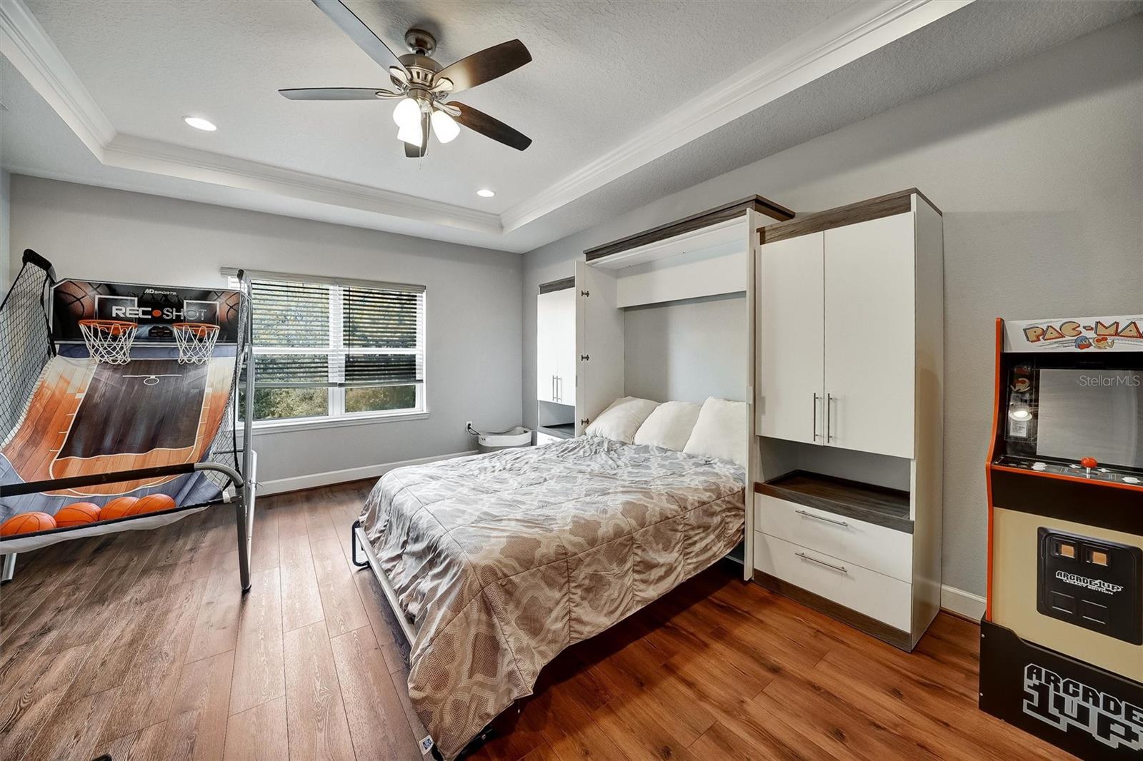 Upstairs Game Room with Murphy Bed