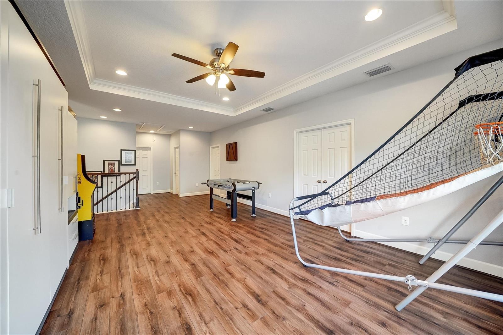Upstairs Game Room with Murphy Bed