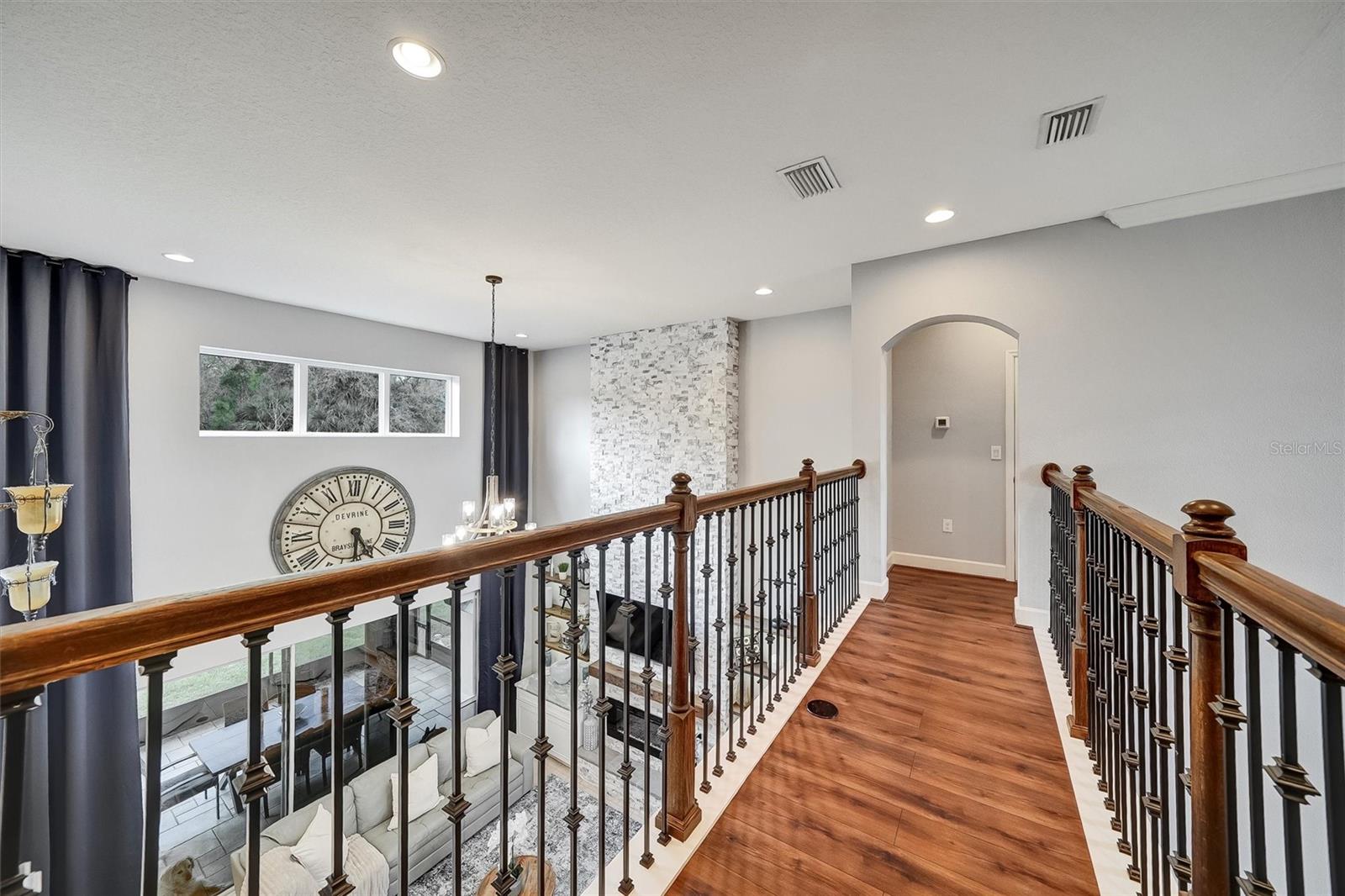 Upstairs Catwalk to 2nd Master Suite