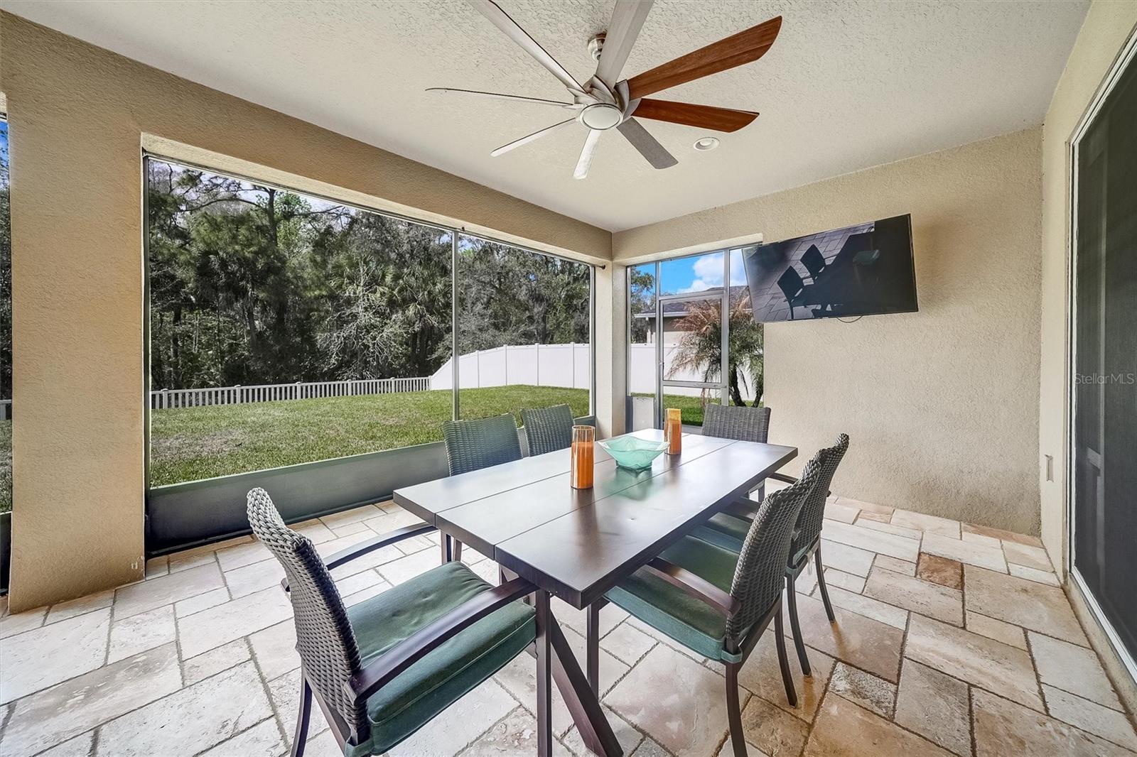Covered Lanai Overlooking the Preserve