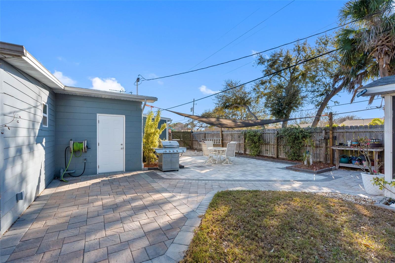 .. Rear of Home.. Door from Laundry Room to Backyard.