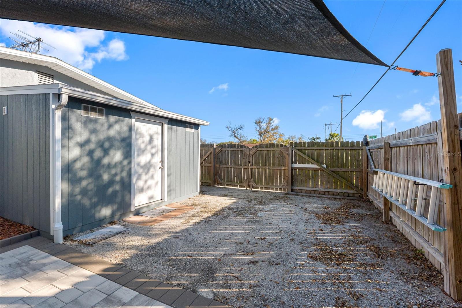 ... Gate For RV.... Gate #2 for Boat Trailer or Work Truck Parking on the other side of Property.