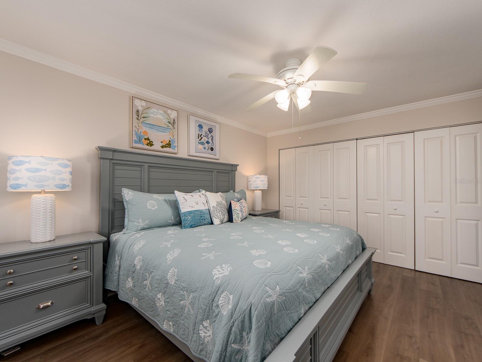 Primary with huge closet