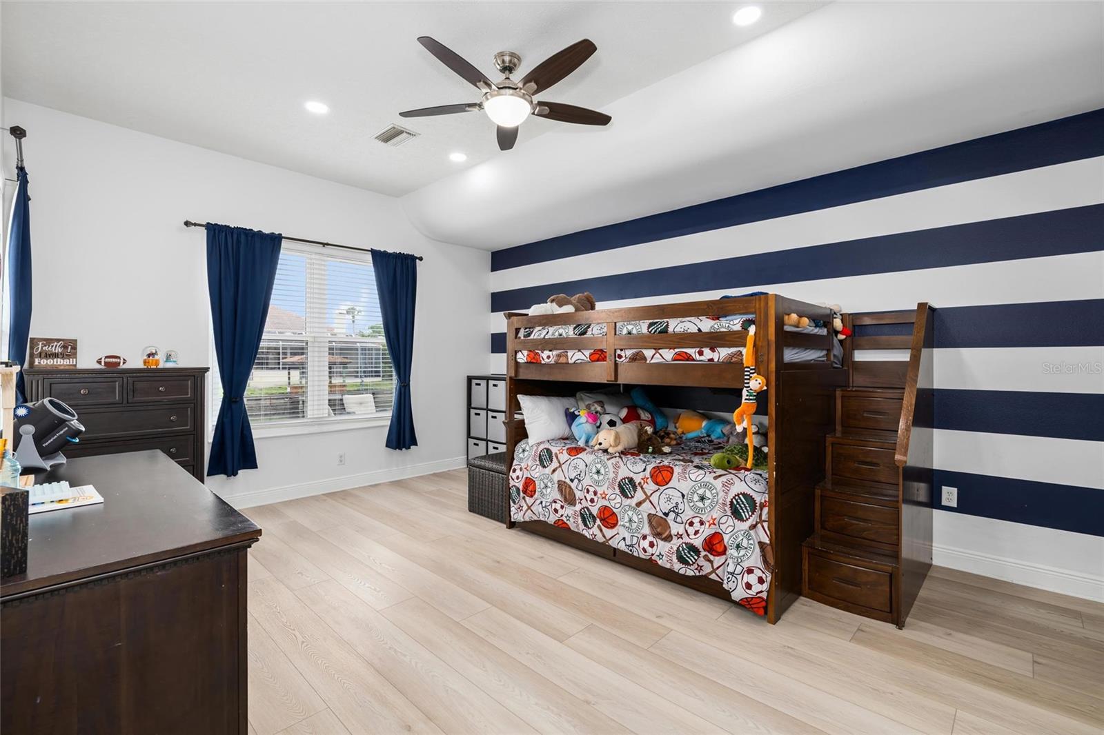 Large Secondary Bedroom in the Back of the Home off of Living Room