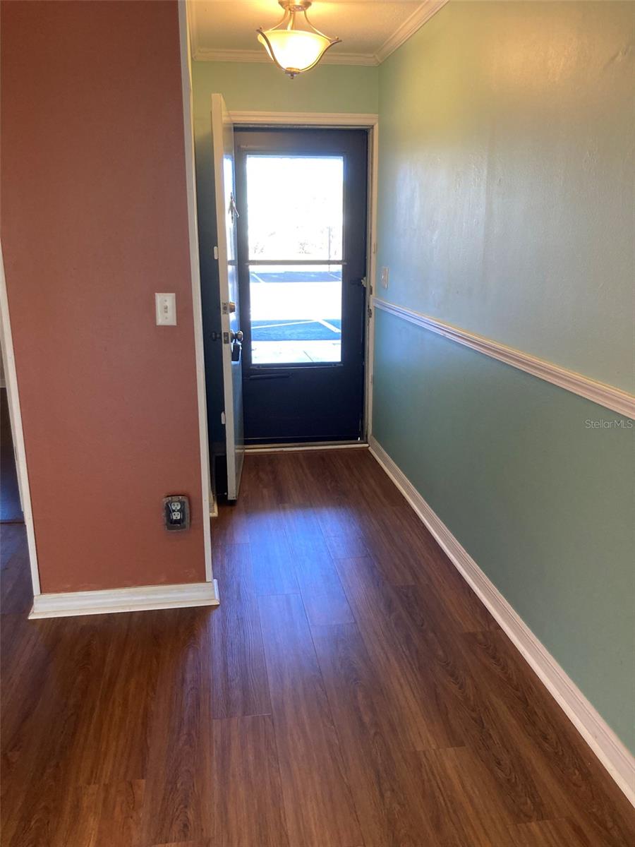 Looking towards the front door