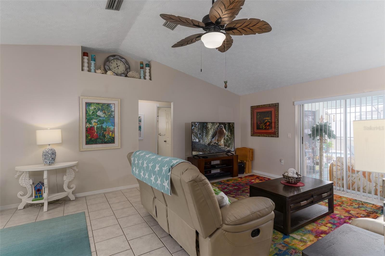 nice view and easy access to porch, pool, and backyard