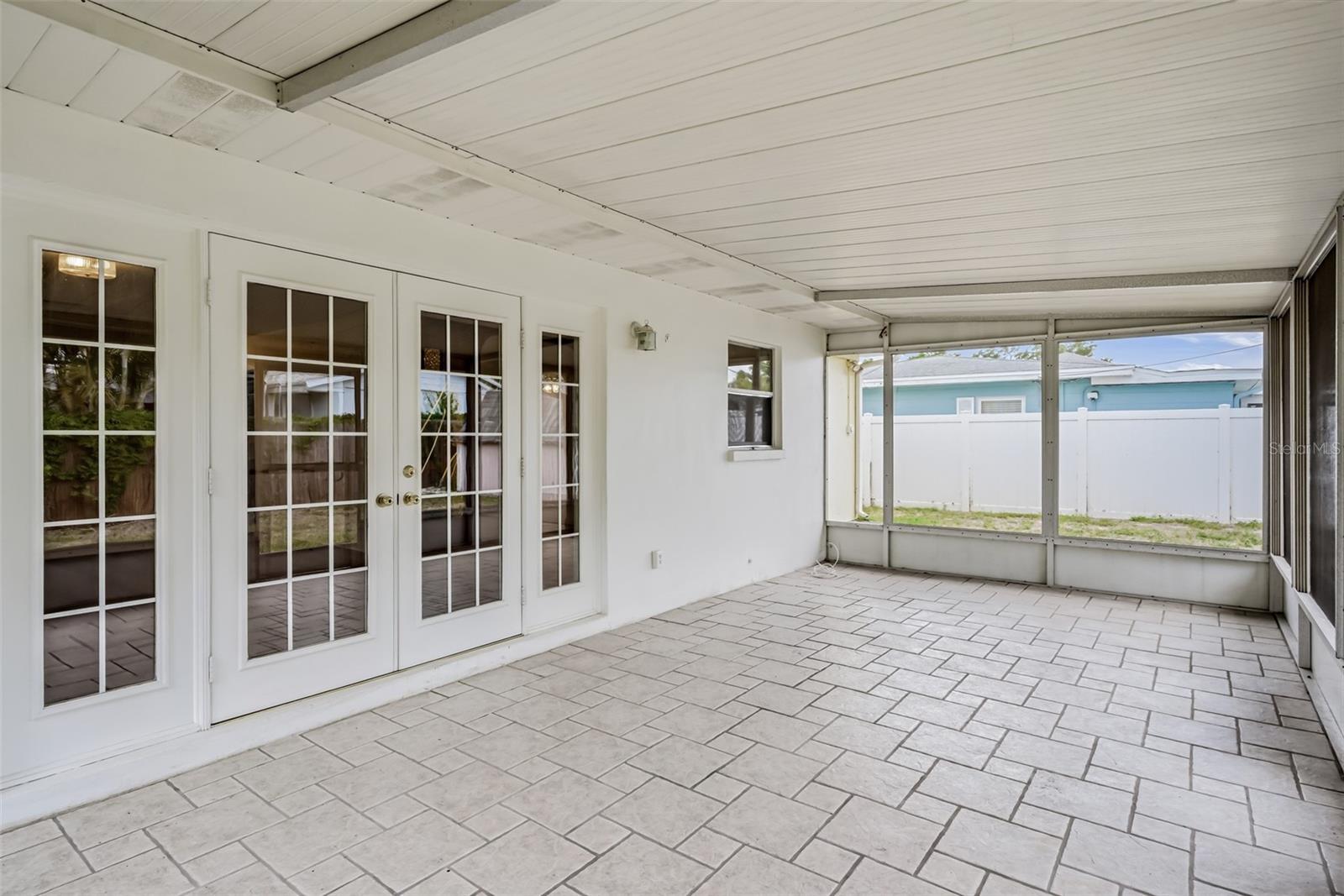 Back screened in porch