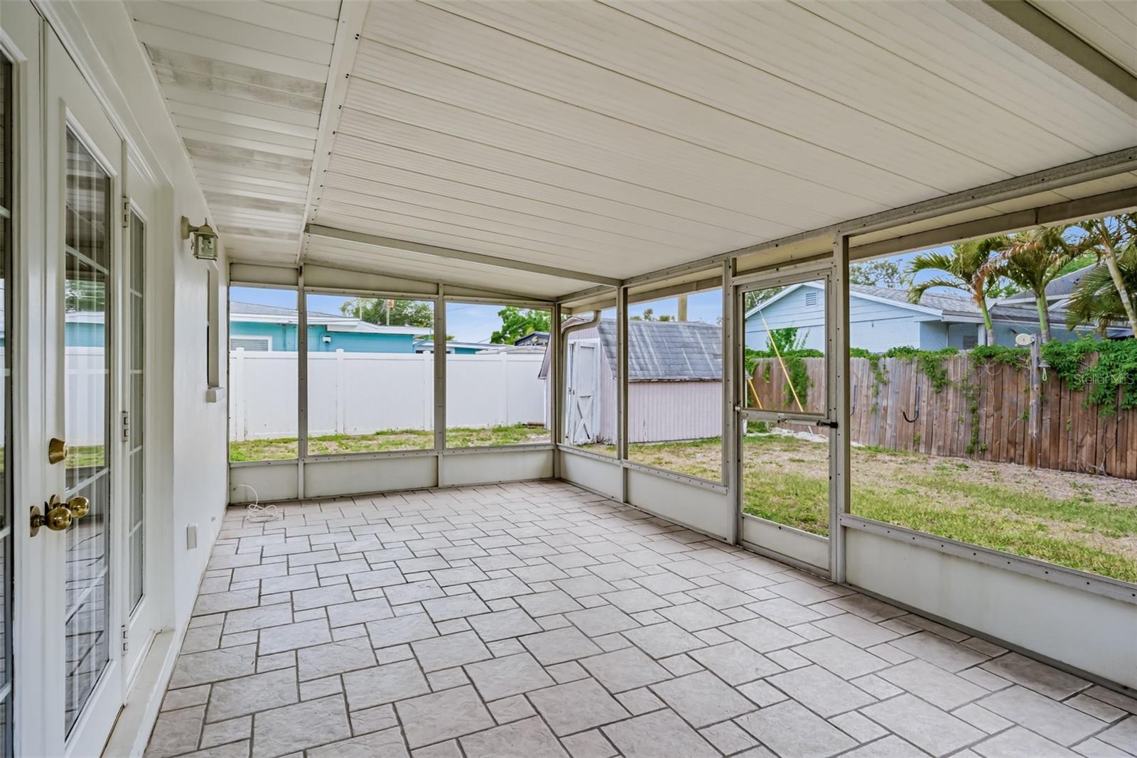 Back screened in porch